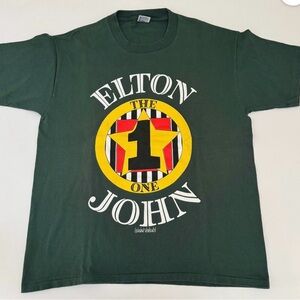 Vintage 90s Elton John The One Single Stitch T-Shirt sz XL